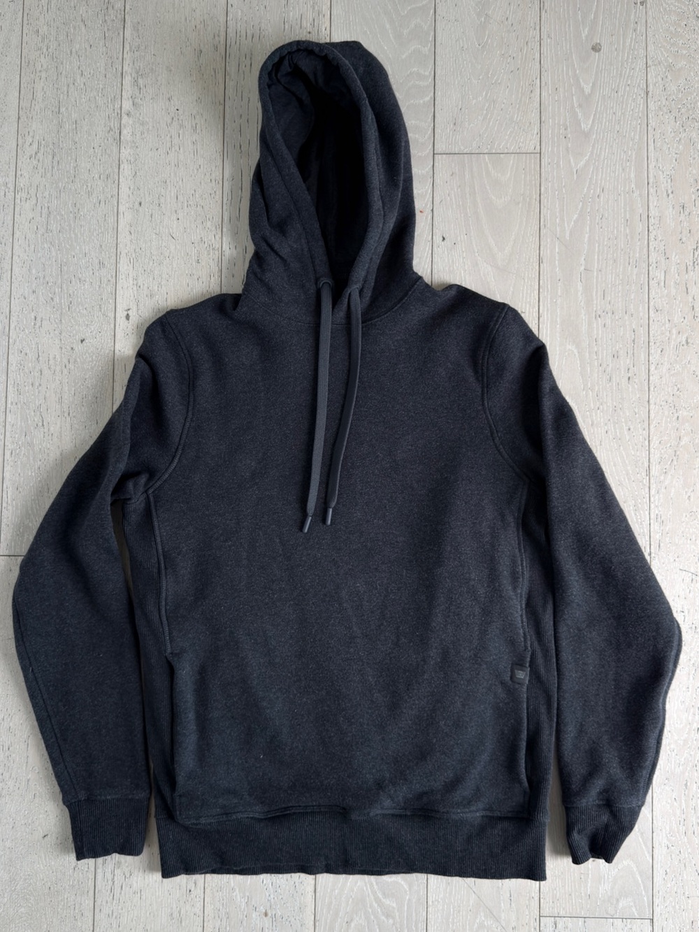 Mack Weldon Men's Black Hooded Pullover Sweatshirt